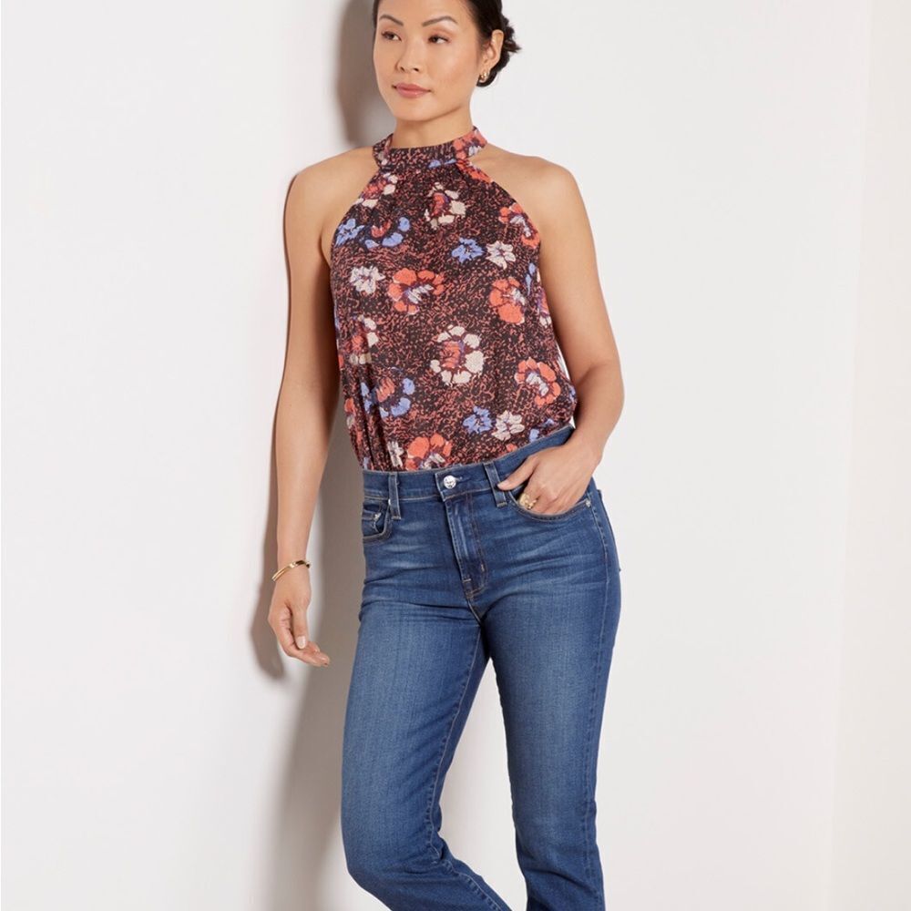 NWT Cleobella Ryla Patterned Halter neck Top, Size Small - Picture 5 of 7